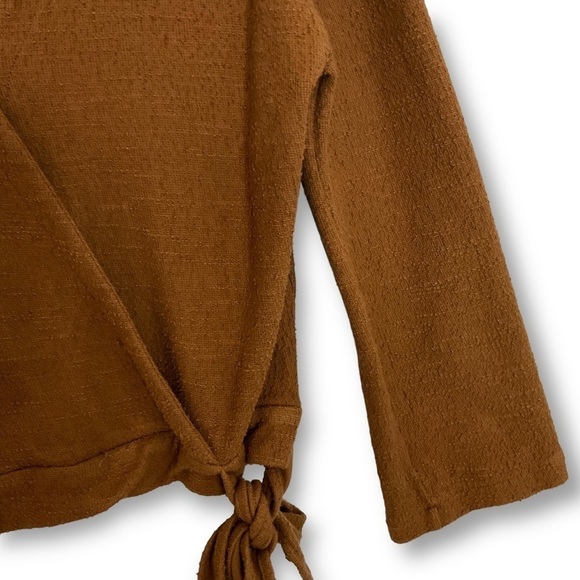 Madewell Texture & Thread Wrap Tie Waist Textured Sweater Sz S - Picture 6 of 12